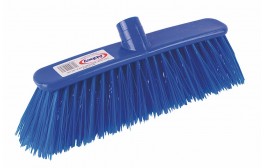 Stiff Deluxe Broom Head Blue
